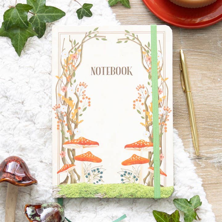 Enchanted Forest Mushroom Notebook