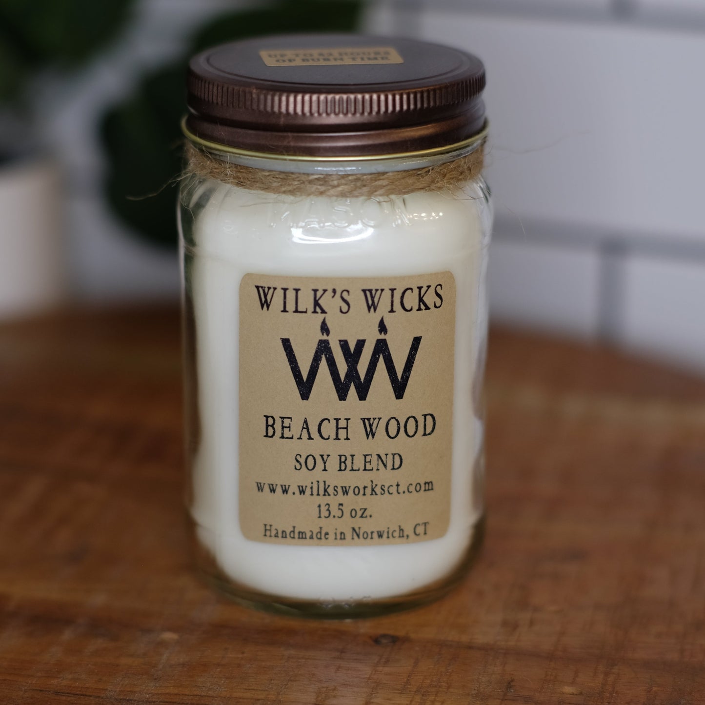 Beach Wood Candle - Wilks Works 