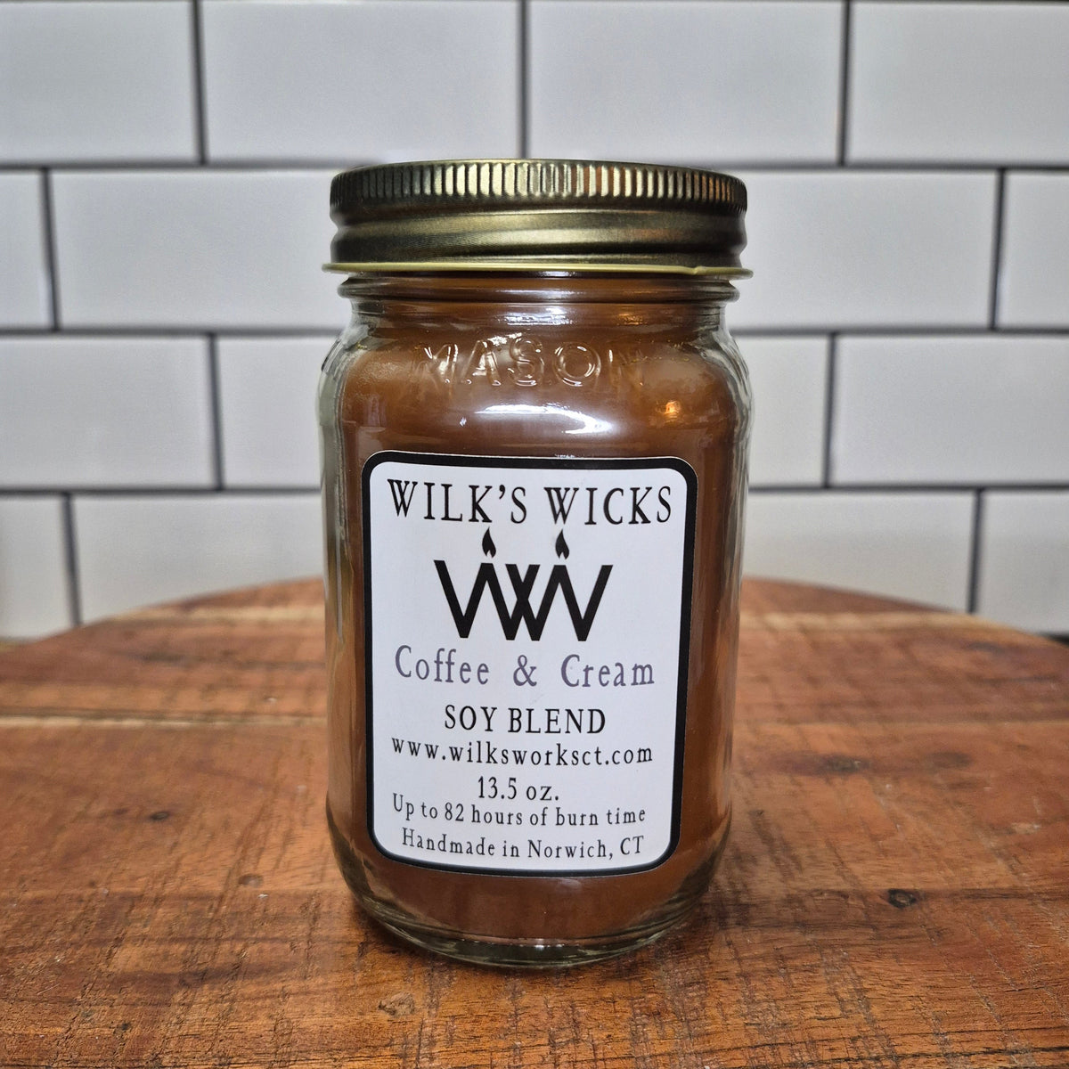 Coffee & Cream Candle - Handmade Soy Blend