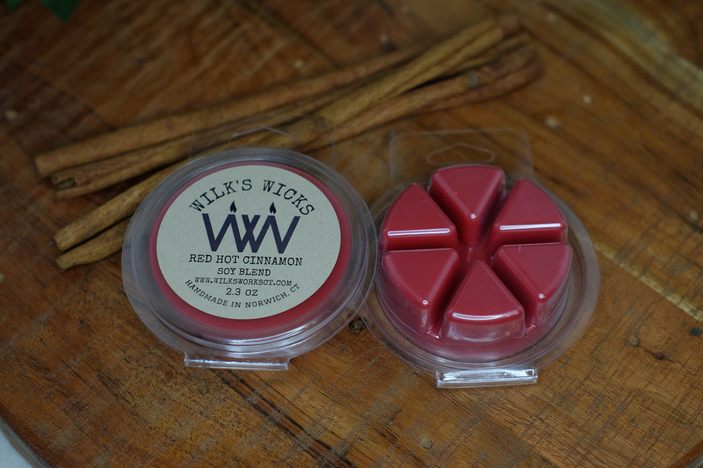 Red Hot Cinnamon Wax Melts - Wilks Works 