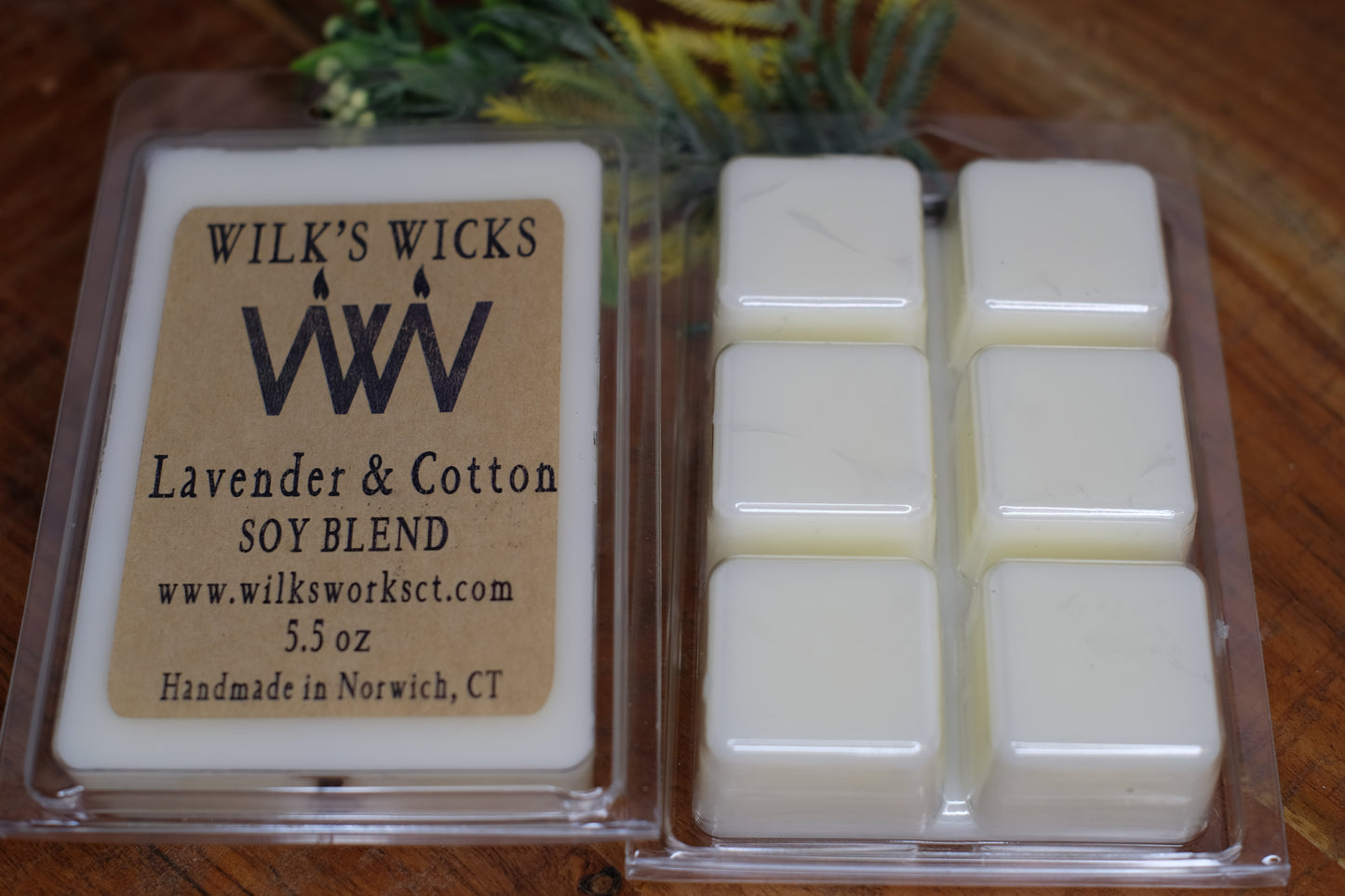 Lavender & Cotton Wax Melts - Wilks Works 