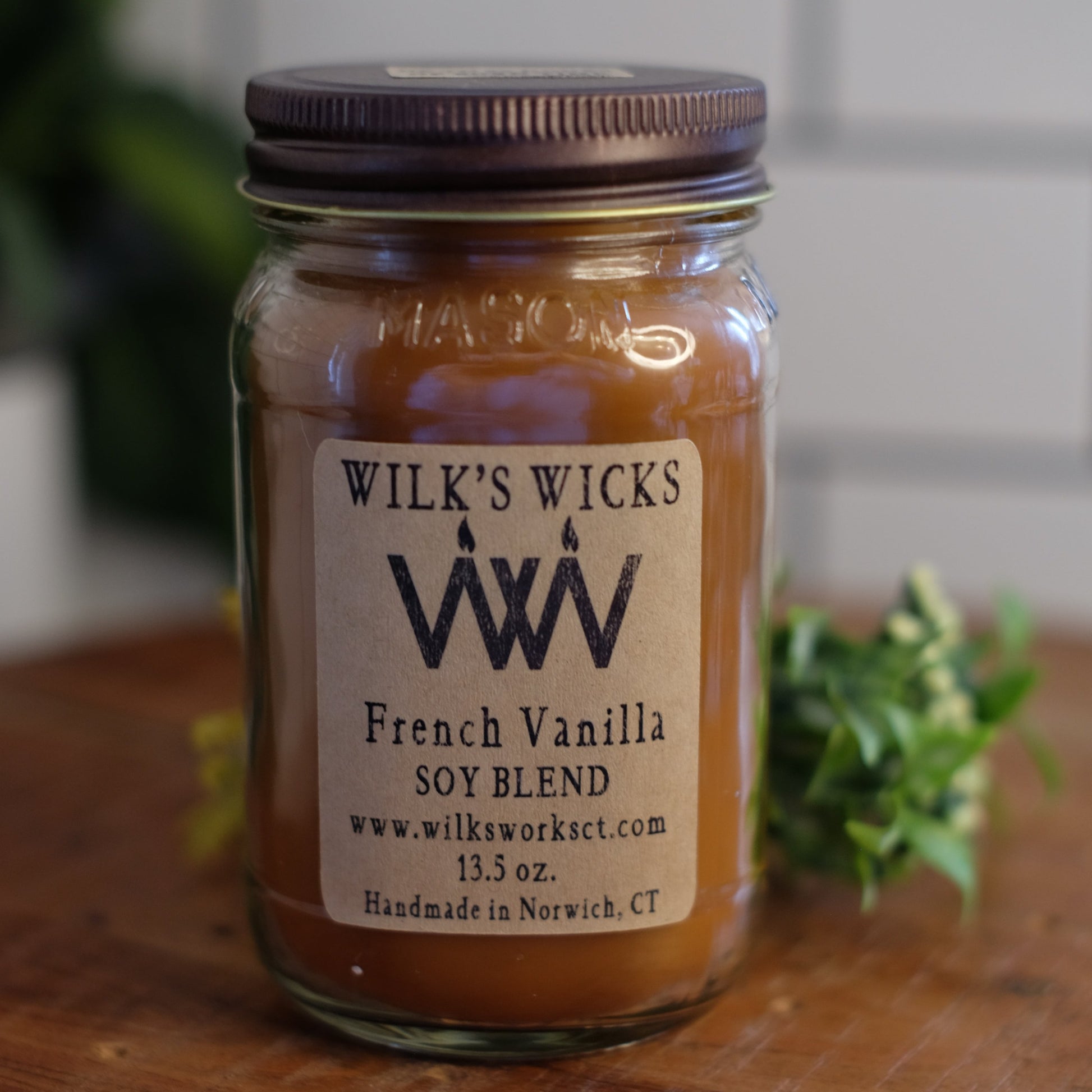 French Vanilla Candle - Wilks Works 