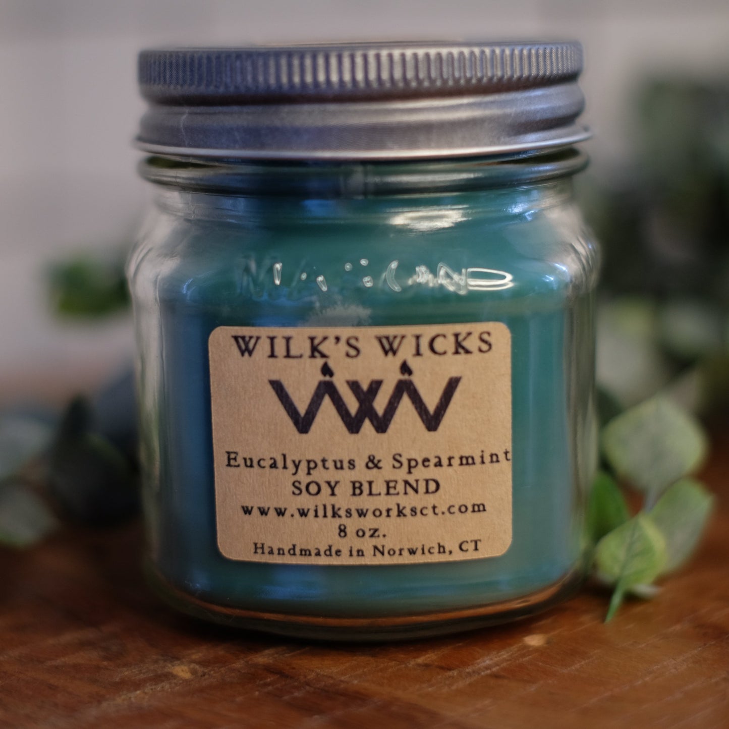 Eucalyptus & Spearmint Candle - Wilks Works 