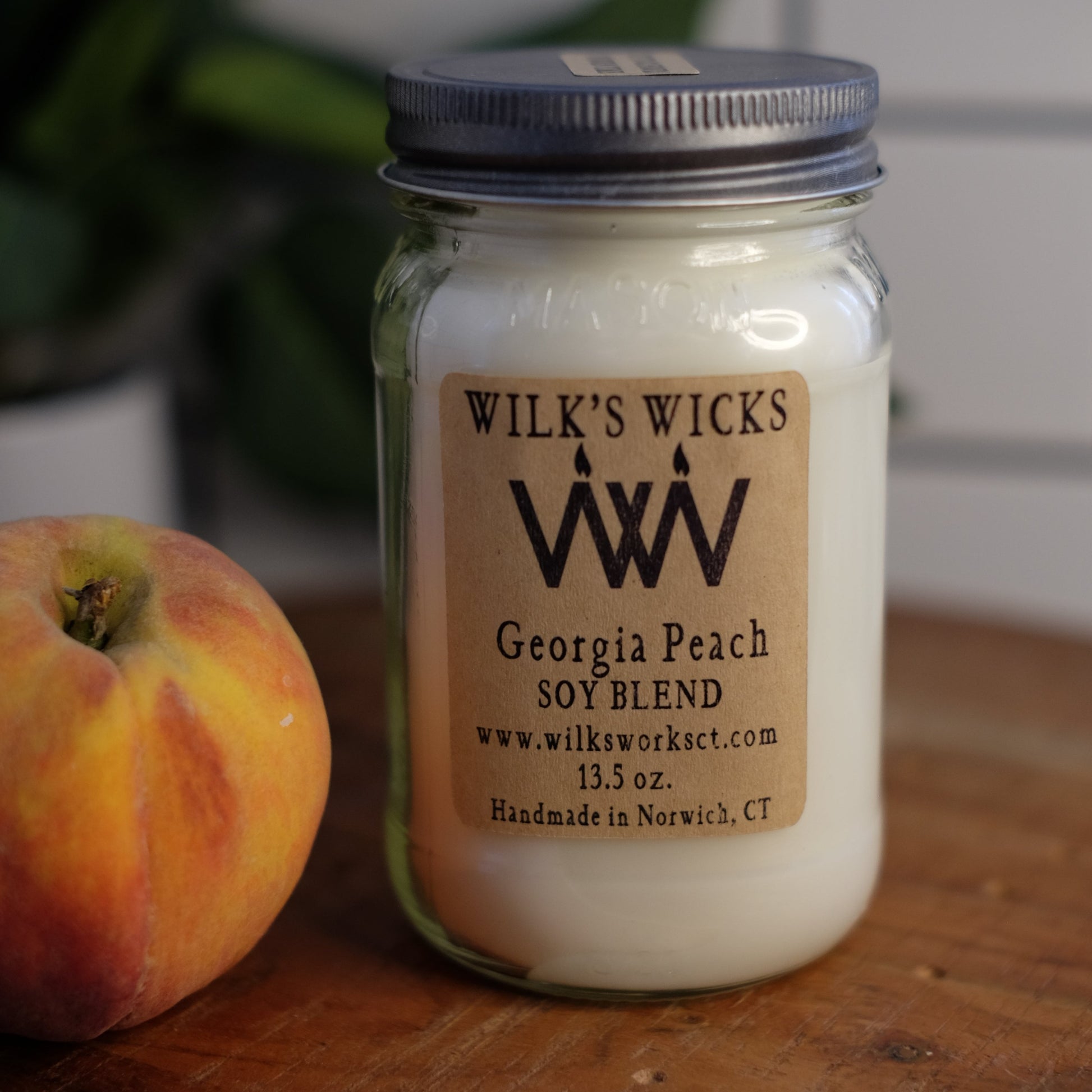 Georgia Peach Candle - Wilks Works 