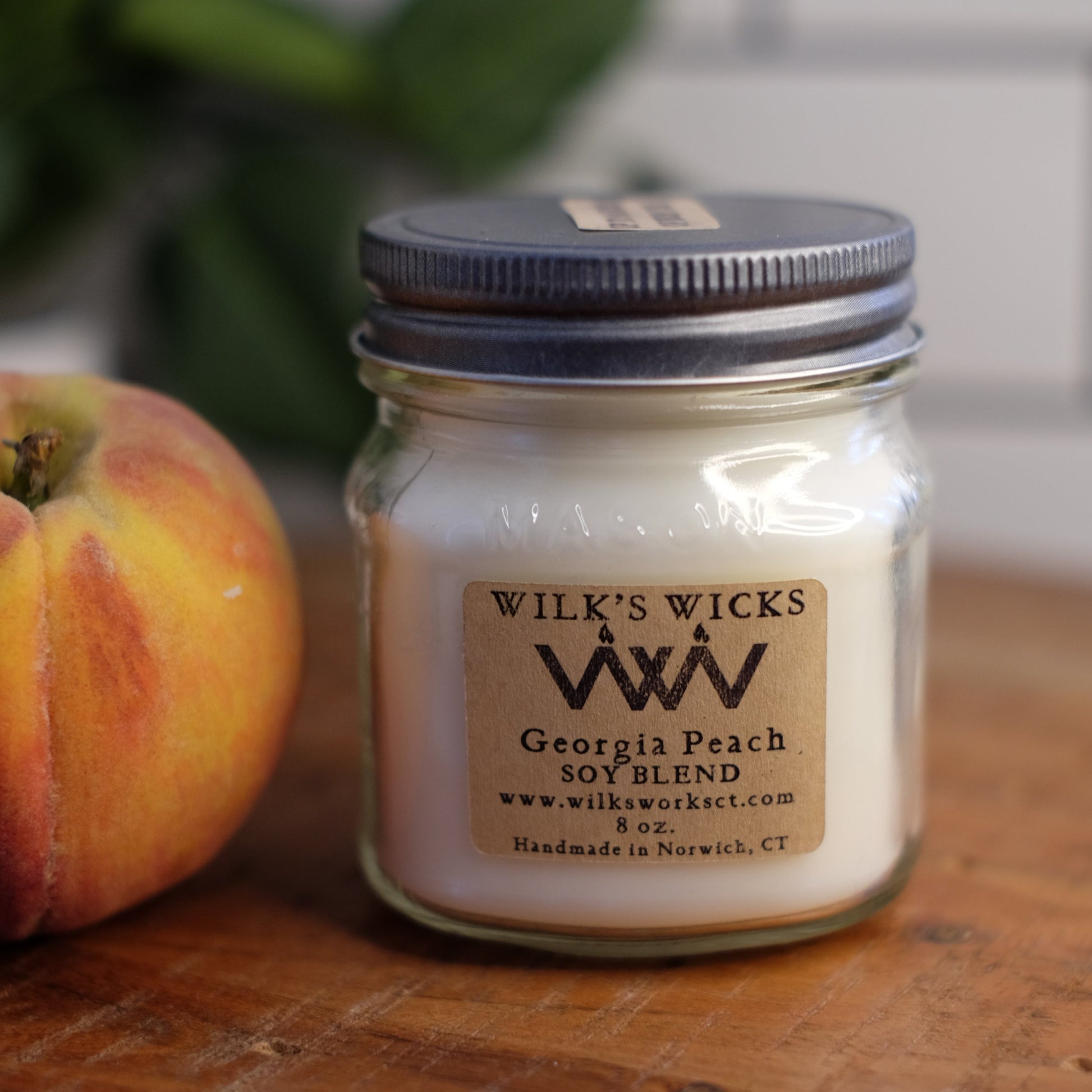 Georgia Peach Candle - Wilks Works 