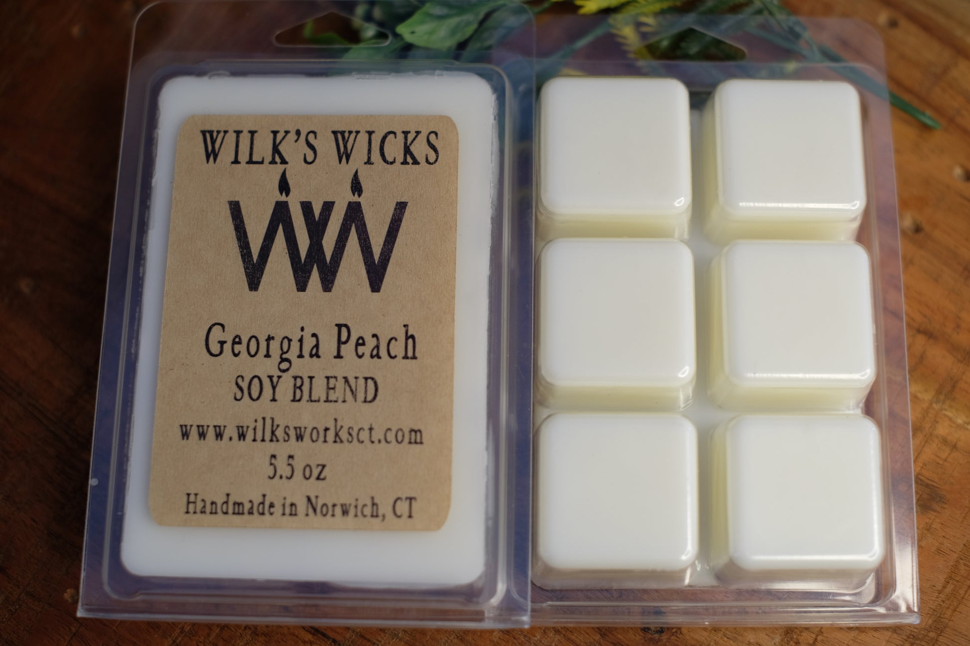 Georgia Peach Wax Melts - Wilks Works 