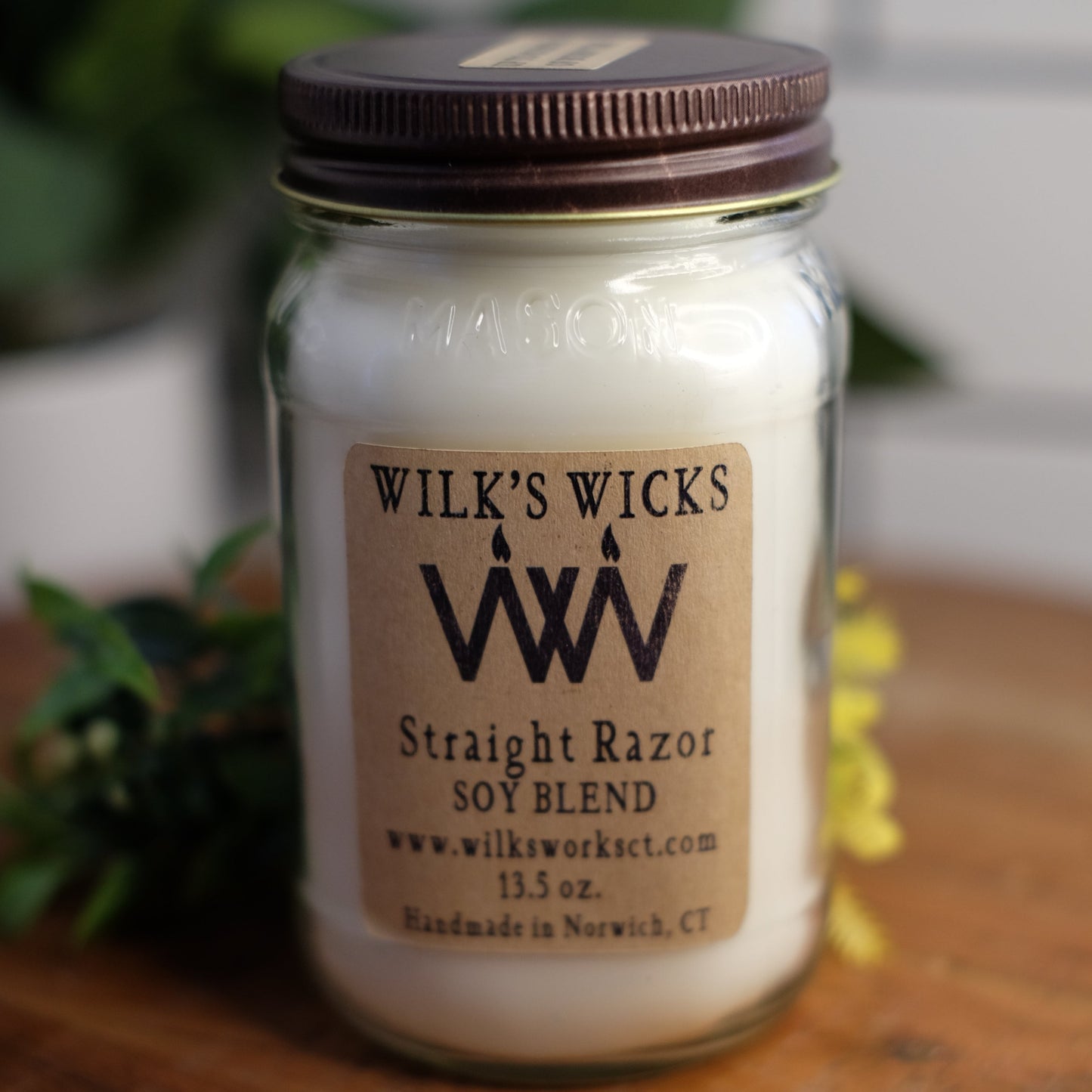 Straight Razor Candle - Wilks Works 