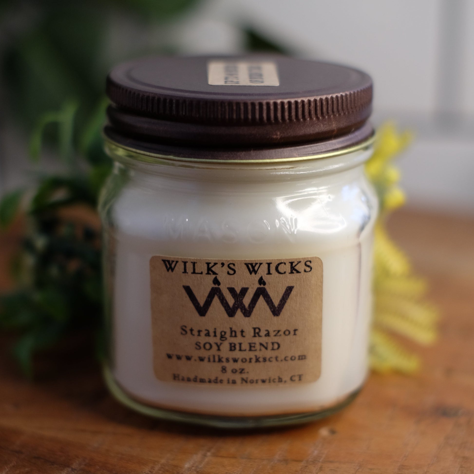 Straight Razor Candle - Wilks Works 