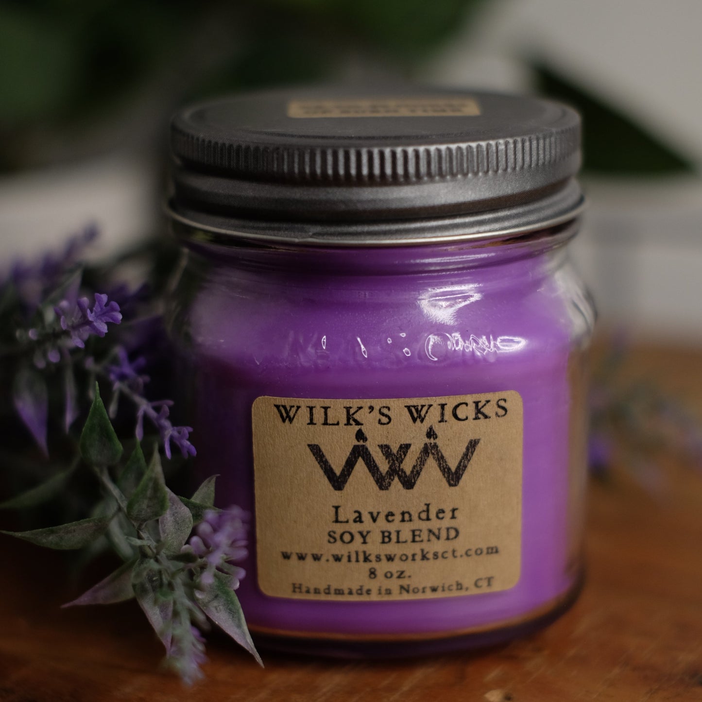 Lavender Candle - Wilks Works 