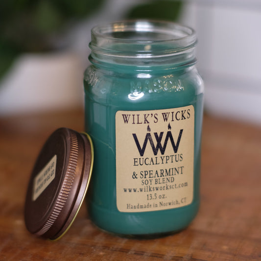 Eucalyptus & Spearmint Candle - Wilks Works 