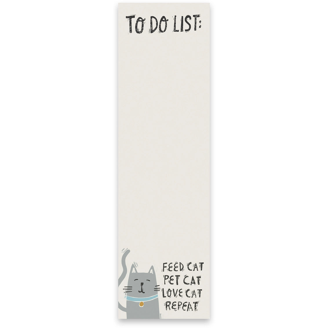 Feed Cat Pet Cat Love Cat Repeat List Pad