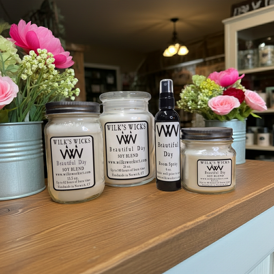 Beautiful Day Candle - Handmade Soy Blend