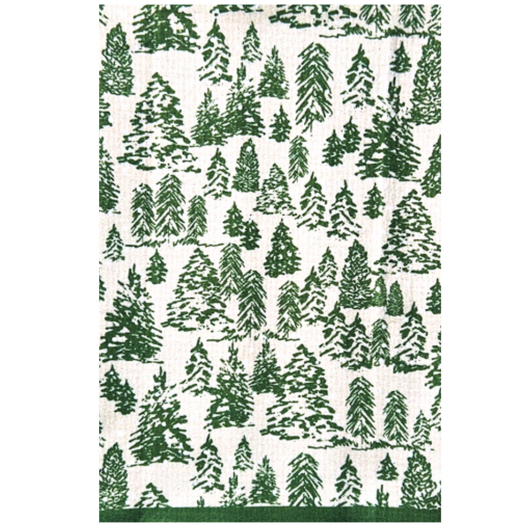Winter Forest Double-Sided Tea Towel