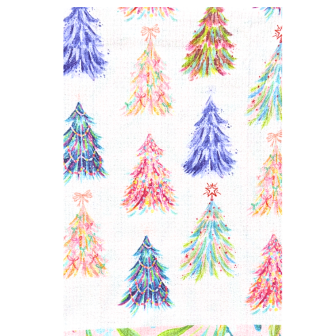Spruce & Berries Double-Sided Tea Towel