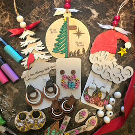 Class: Merry & Bright: Ornament and Earring Workshop - Tuesday 12/1/26