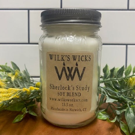 Sherlock's Study Candle