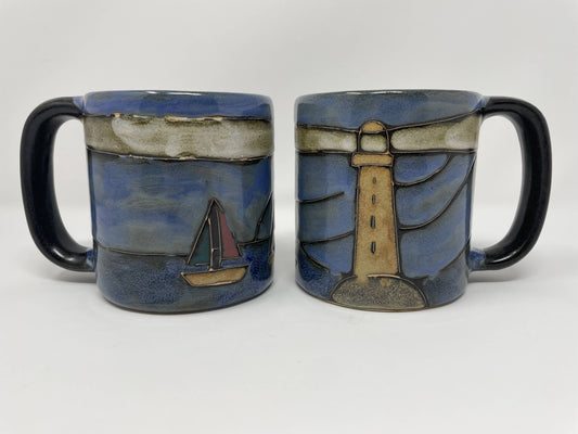 Lighthouse Stoneware Mug