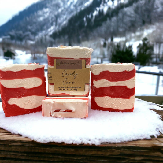 Candy Cane Soap