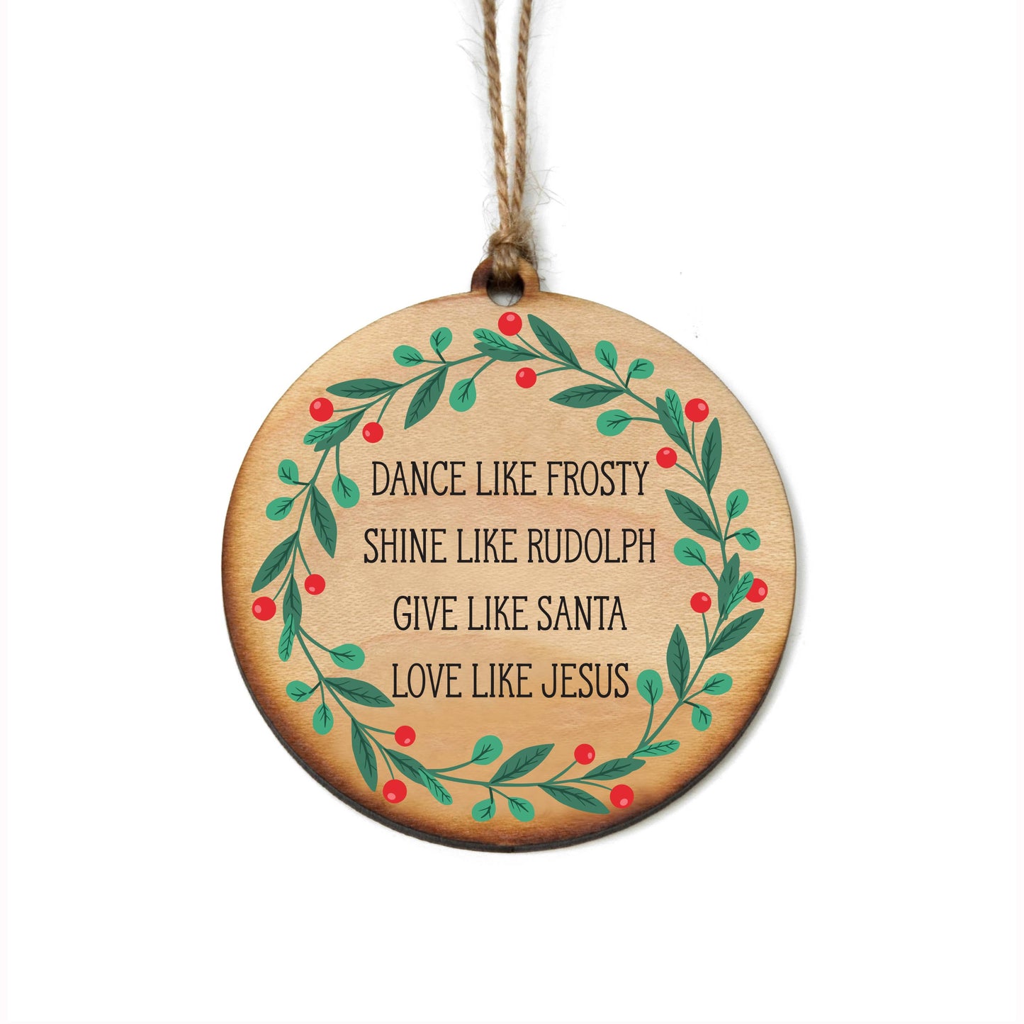 Dance Like Frosty Christmas Ornament