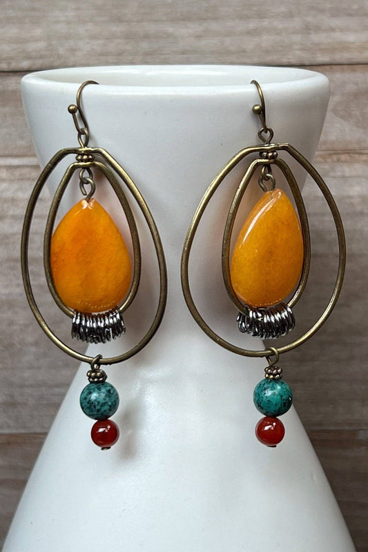 Amalfi Earrings Mustard