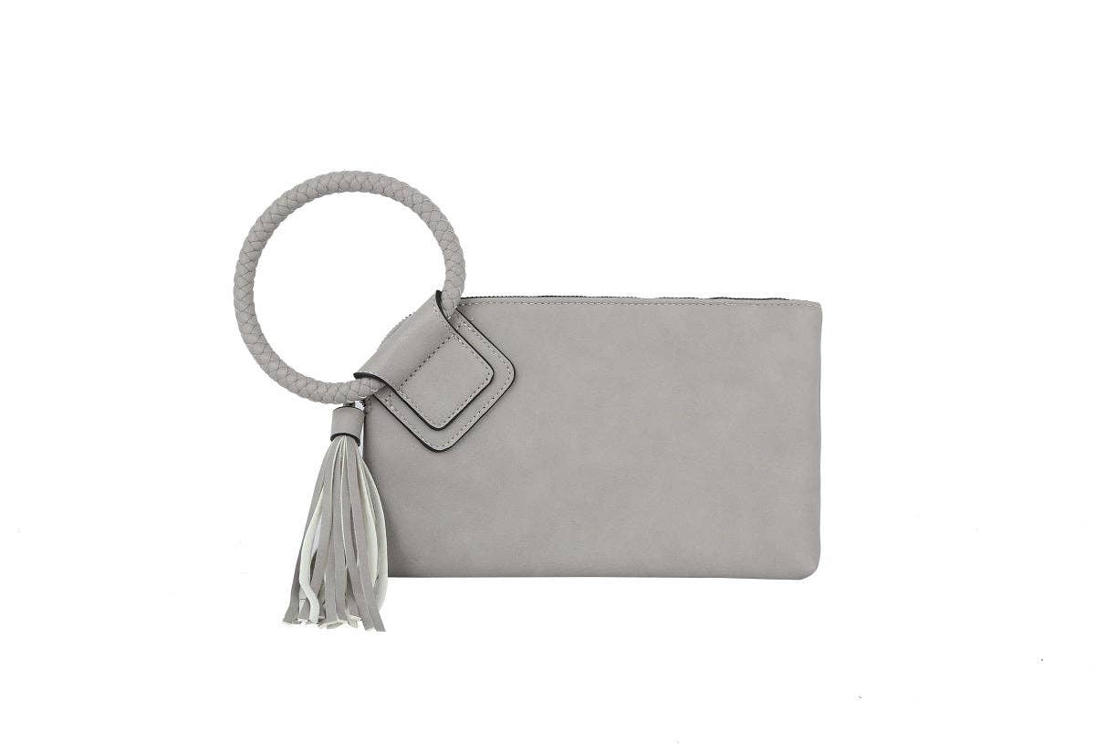 Soft Vegan Leather Wristlet/Clutch