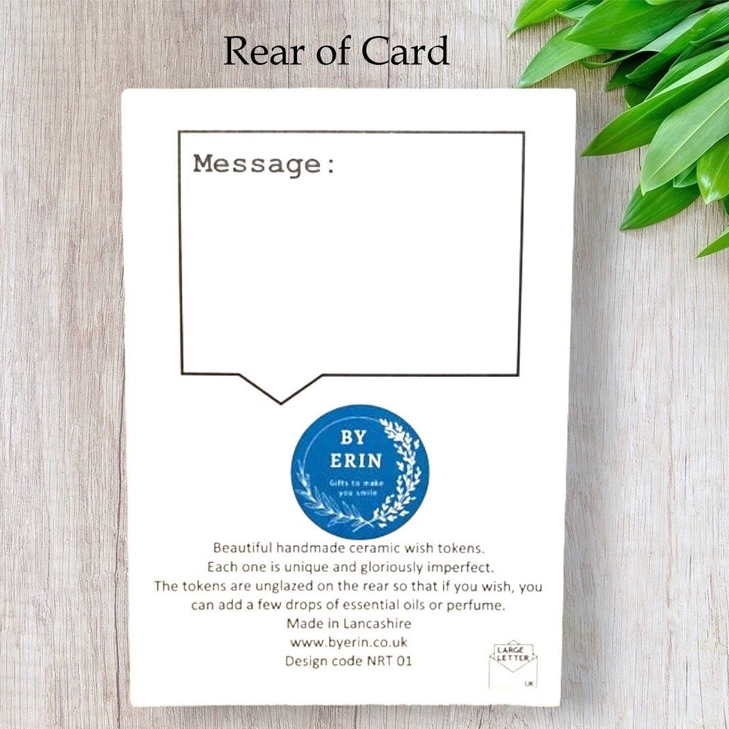 Life Isn't About... Ceramic Pocket Token Pocket Hug and Card