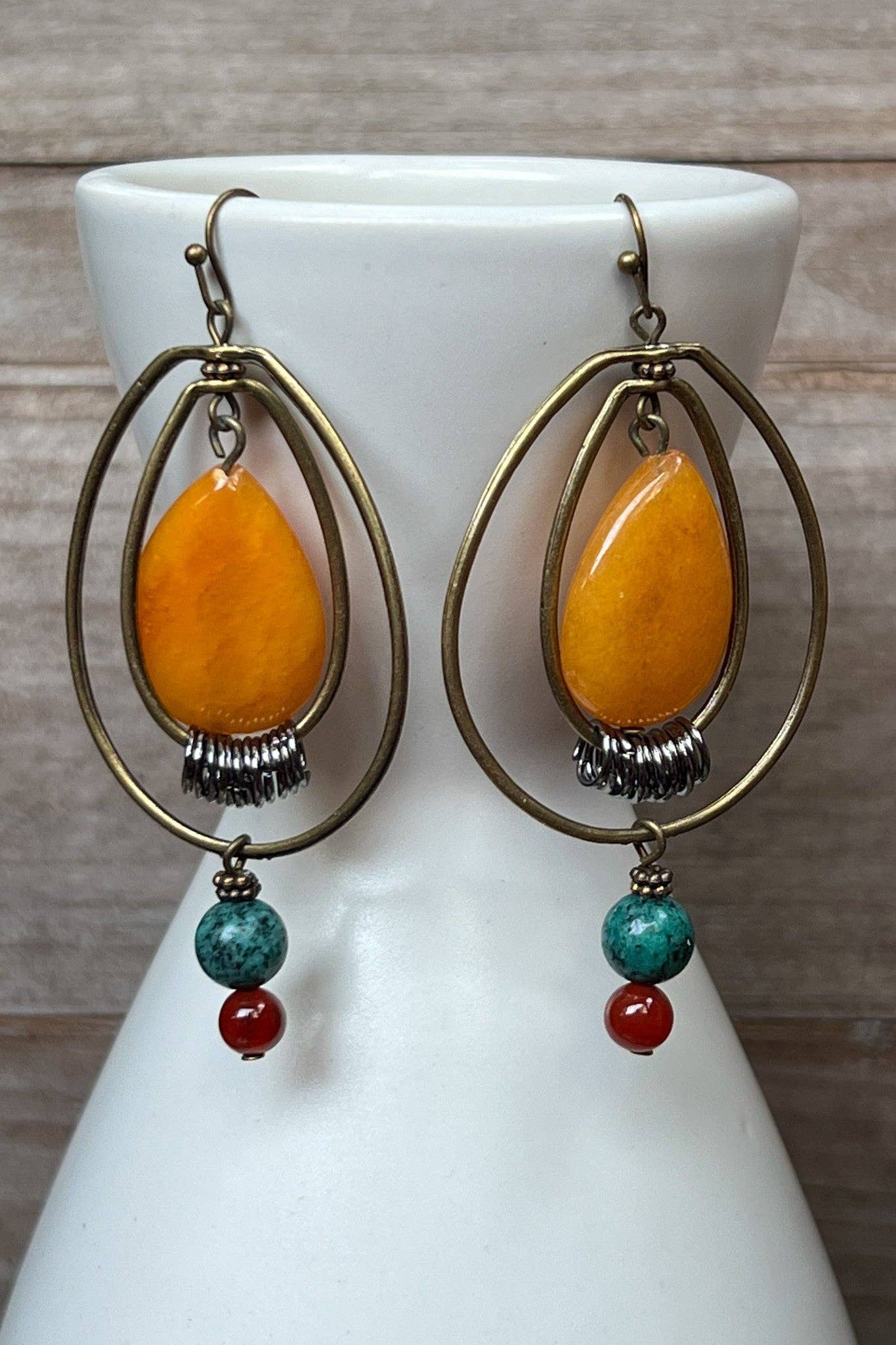Amalfi Earrings Mustard