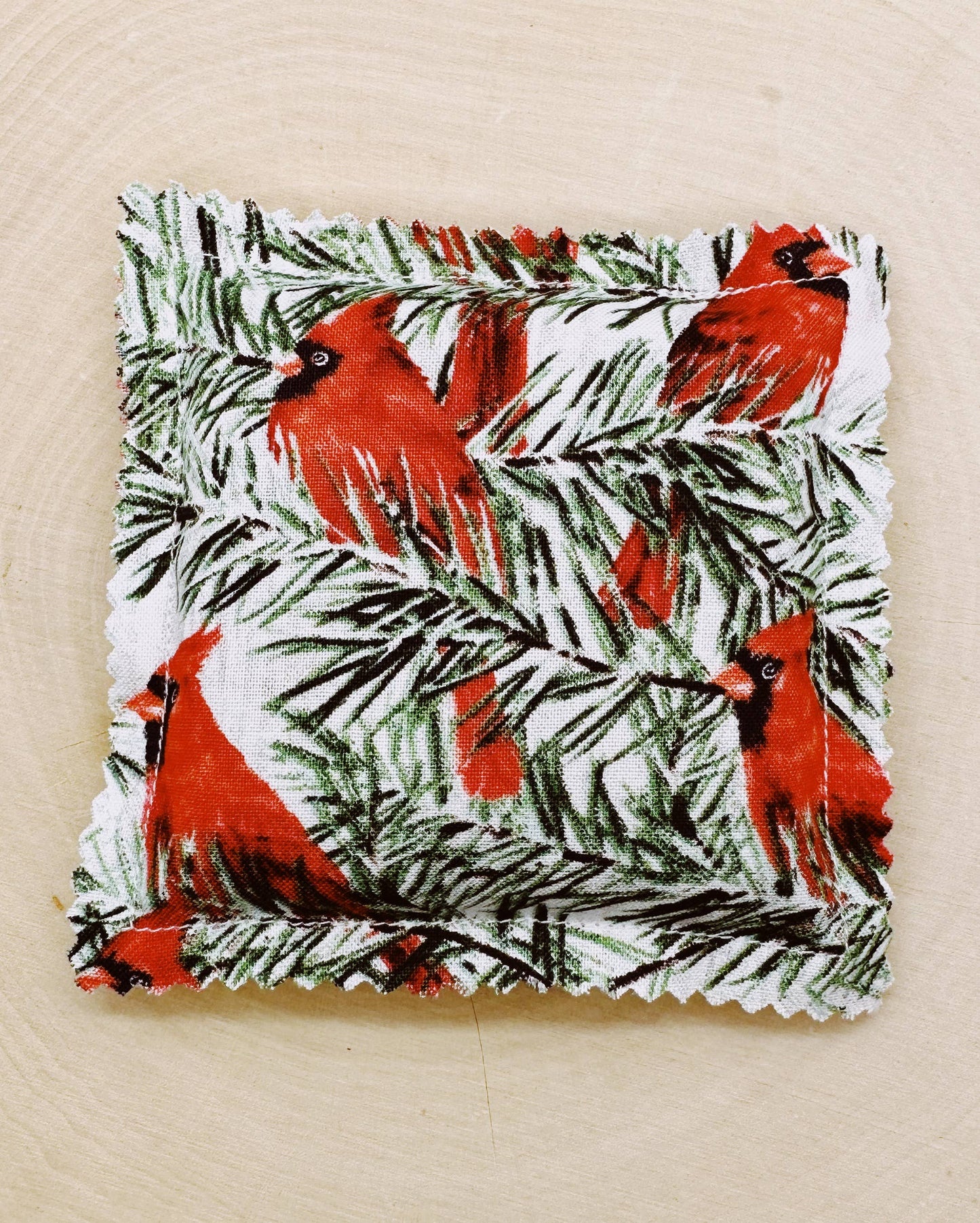 Balsam Fir Sachet Infused with Essential Oils-Cardinals