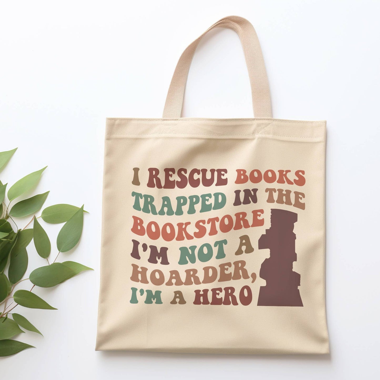 I Rescue Books Tote Bag