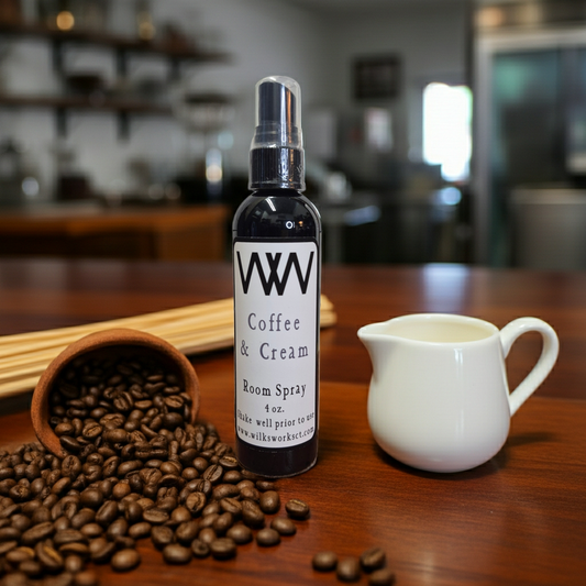 Coffee & Cream Room Spray - Handmade Air Freshener