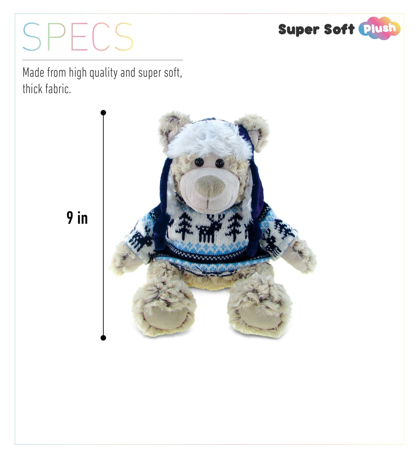 Super Soft Plush With Clothes - Polar Bear