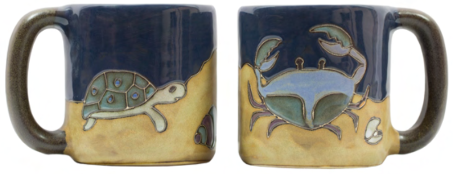 Blue Crab Stoneware Mug