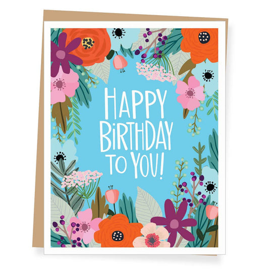 Floral Birthday Card