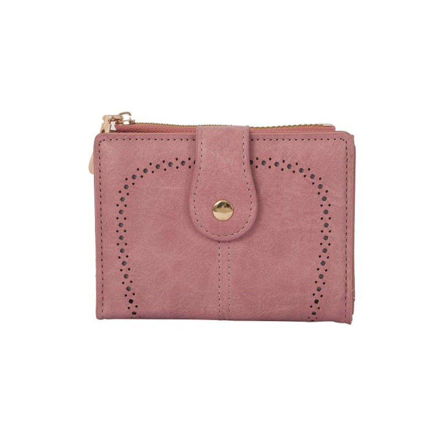 Lena Vegan Leather Laser Cut Out Detail Wallet