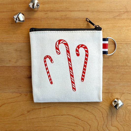 Candy Cane Christmas Coin Purse/Gift Card Holder