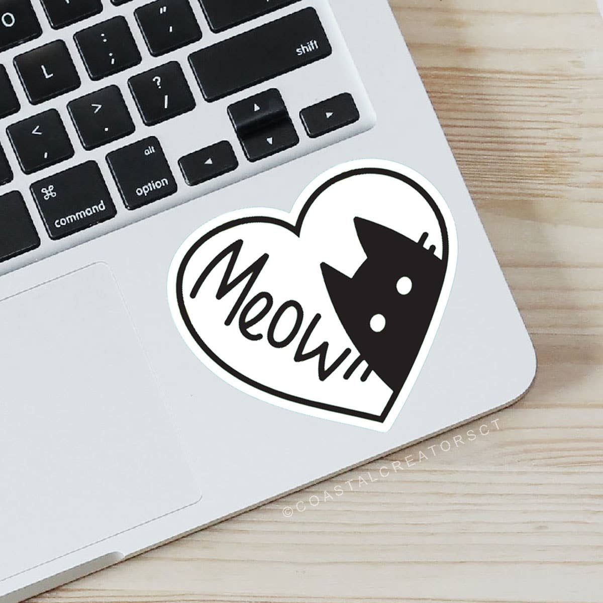 Cat Meow Laptop, Phone, Kindle, Water Bottle Sticker