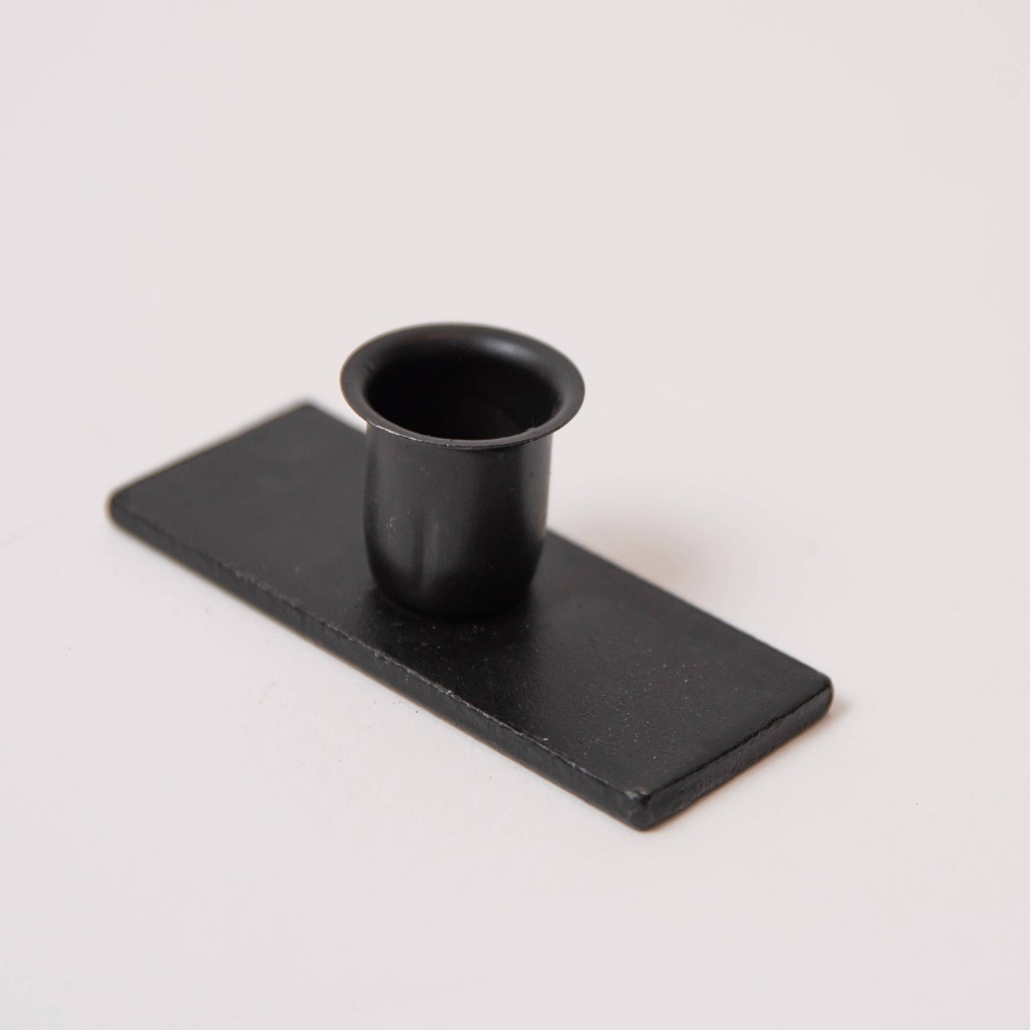 Black Iron Windowsill Taper Candle Holder – Handmade in USA