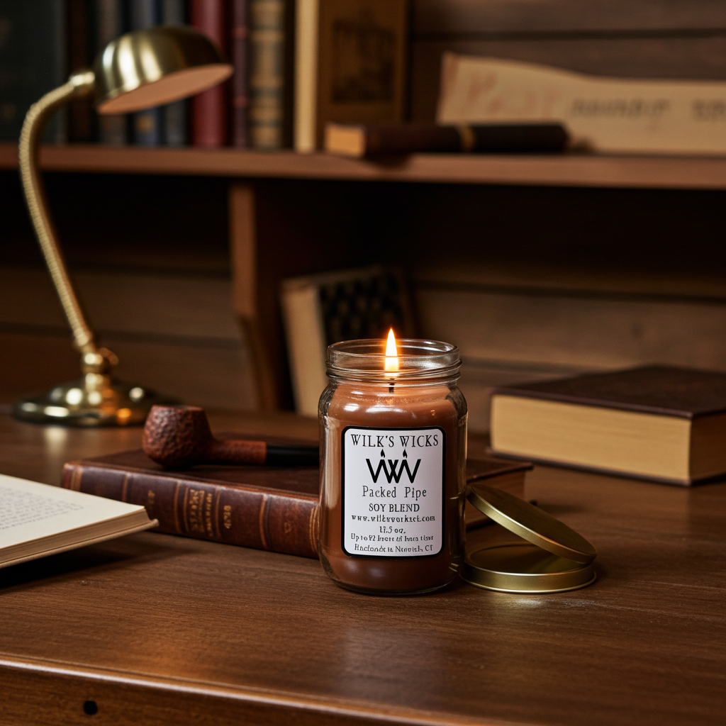 Packed Pipe Candle - Handmade Soy Blend
