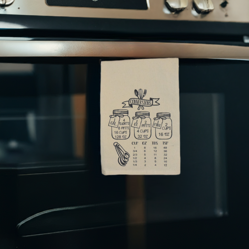 Kitchen Conversion Tea Towel - Wilks Works 